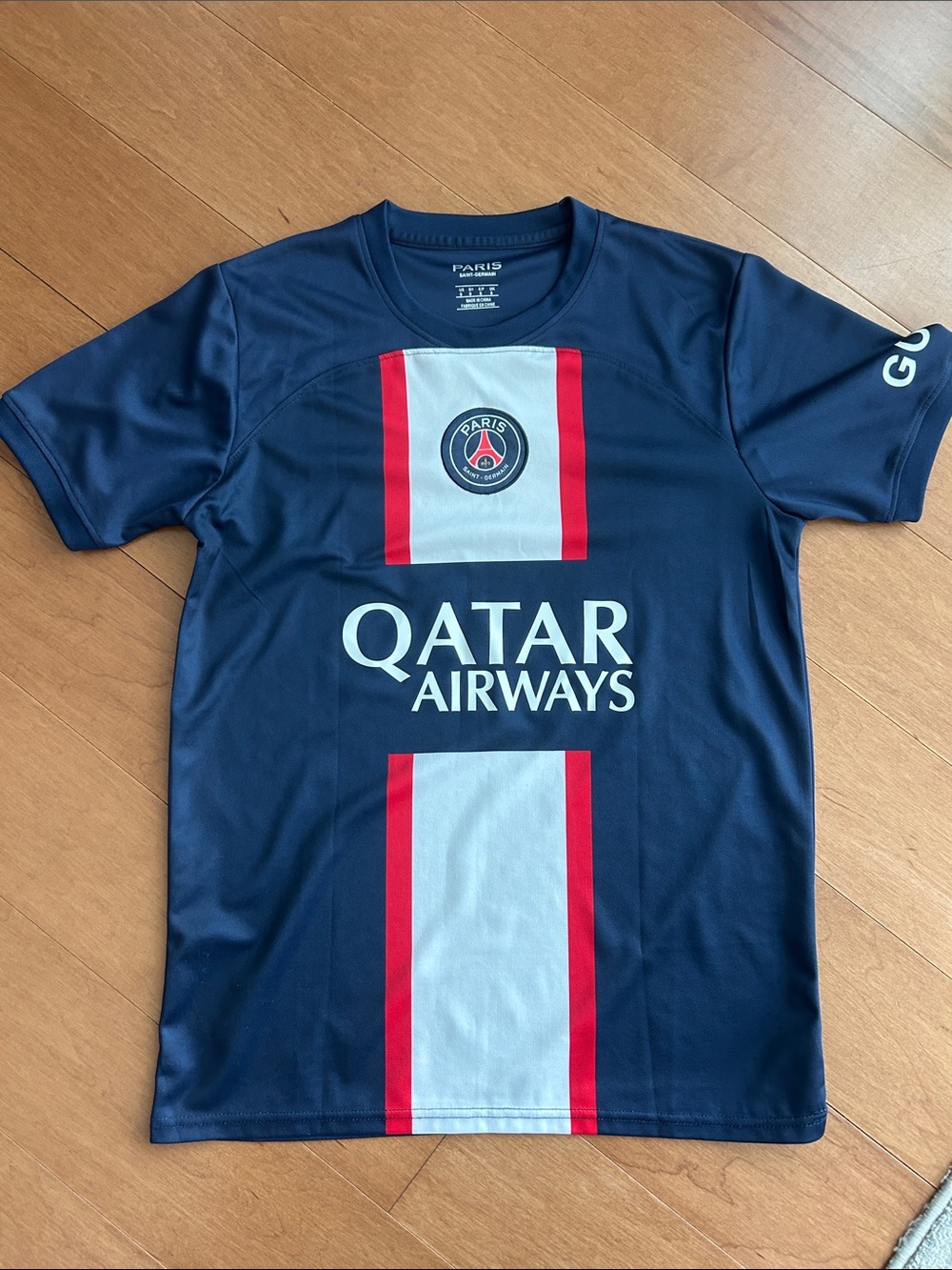 Mbappe 7 Paris Saint-Germain PSG Navy Blue Soccer Jersey